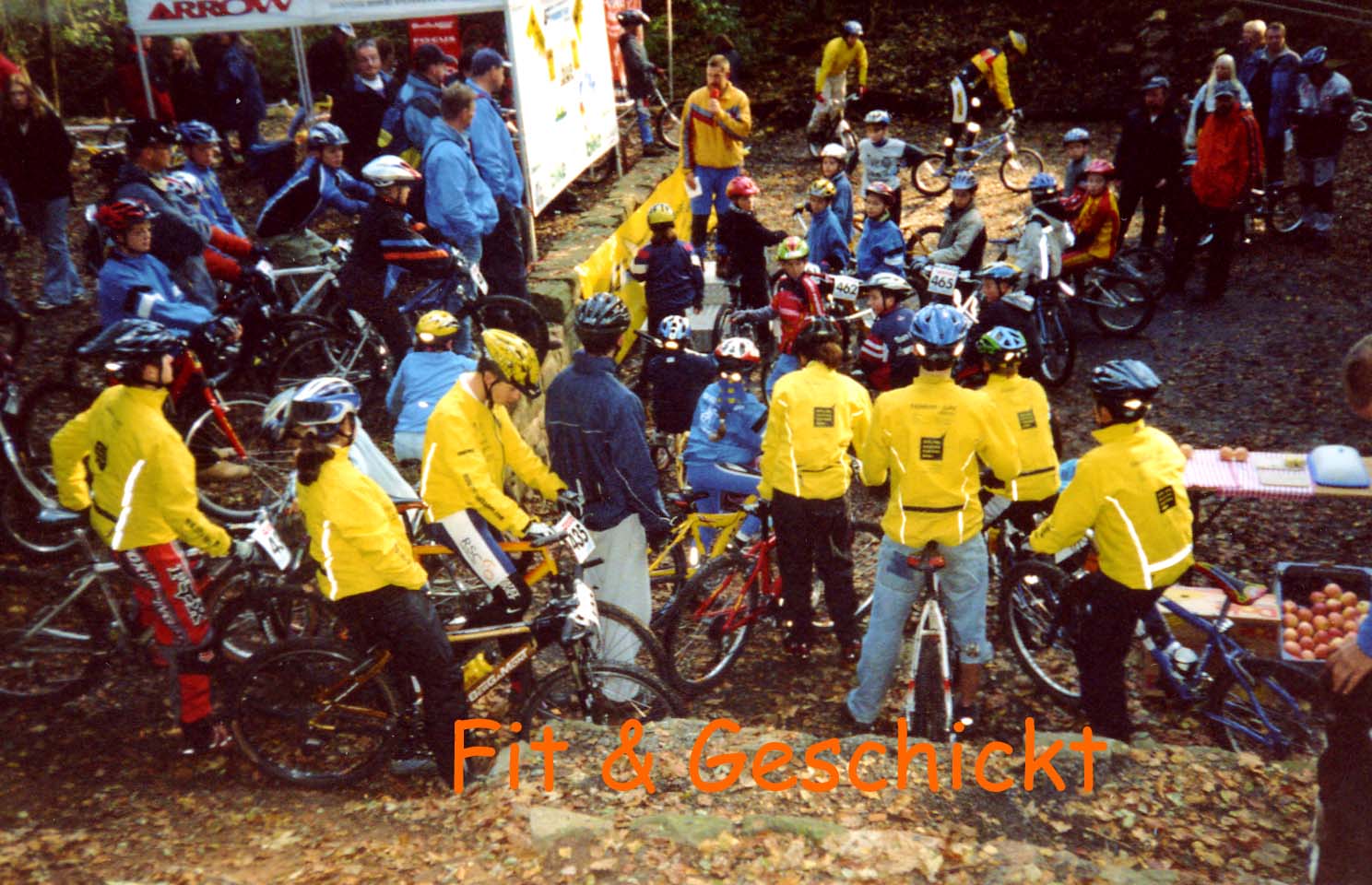 Fahrerbesprechung vor der Hessenmeisterschaft Trial -MTB